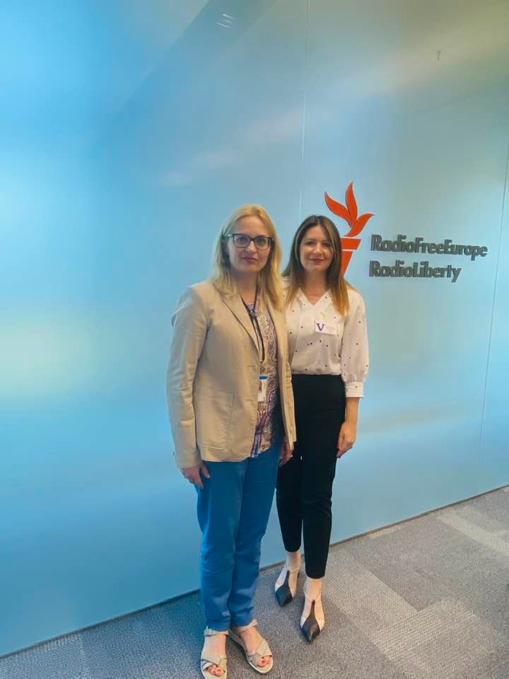 З керівницею української служби «Радіо Свобода»»  Мар’яною Драч